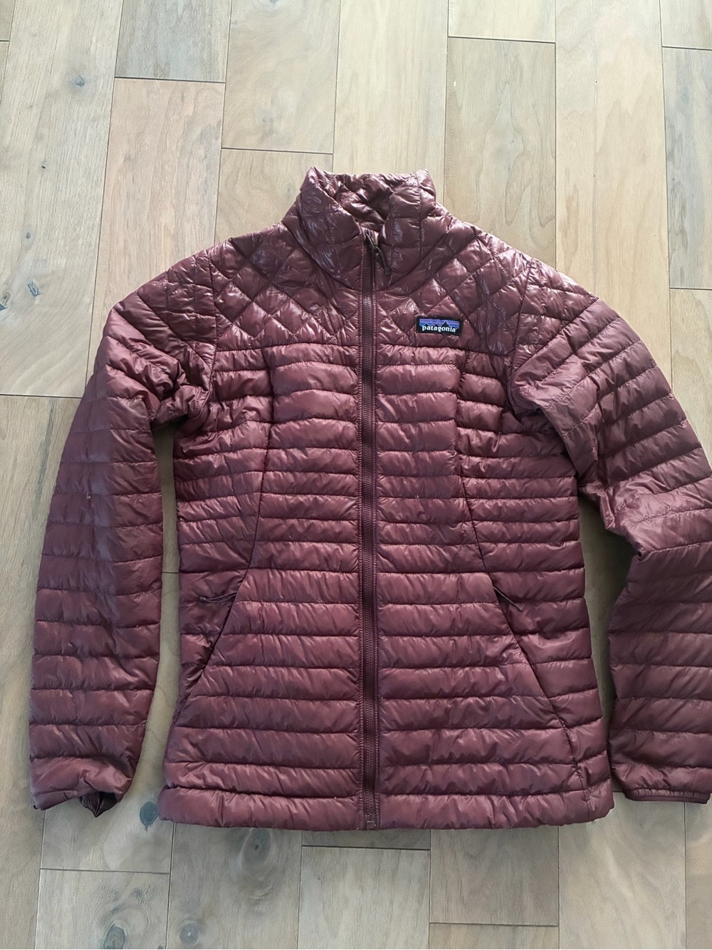 Patagonia Women's Quilted Puffer Jacket in Dusty Rose